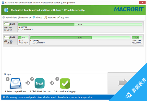 Macrorit Partition Extender(分区拓展助手)_1