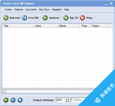 Power CD to MP3 Maker(cd转mp3软件)_1