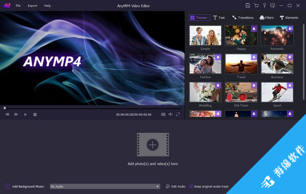 AnyMP4 Video Editor(视频编辑软件)_1
