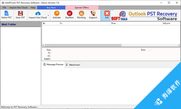 eSoftTools PST Recovery(PST恢复软件)_1