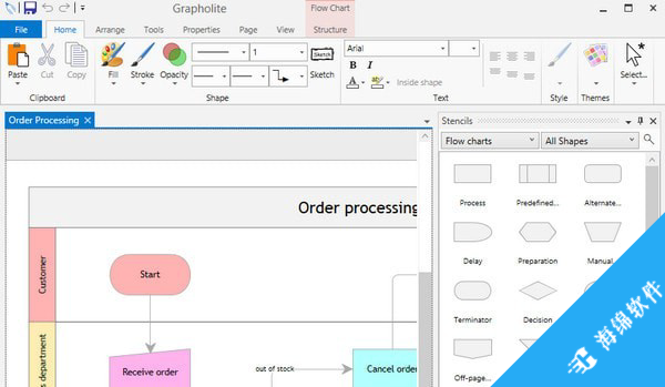 Grapholite(流程图制作软件)_3