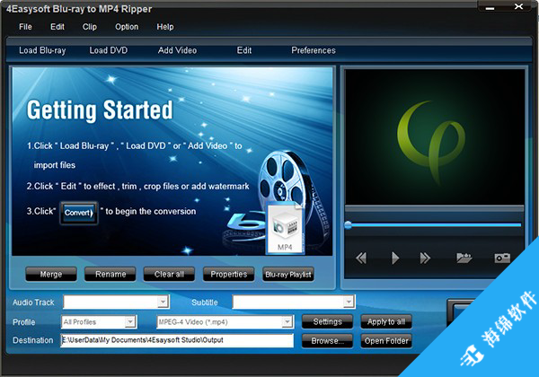 4Easysoft Blu-ray to MP4 Ripper(视频转换工具)_1