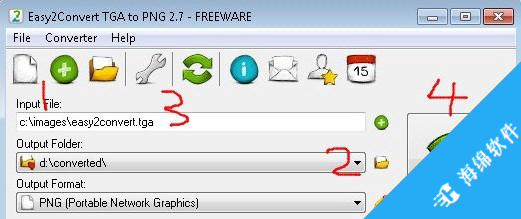 Easy2Convert TGA to PNG(TGA转PNG转换器)_2