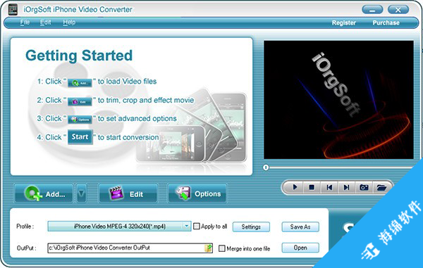 iOrgSoft iPhone Video Converter(视频转换软件)_1