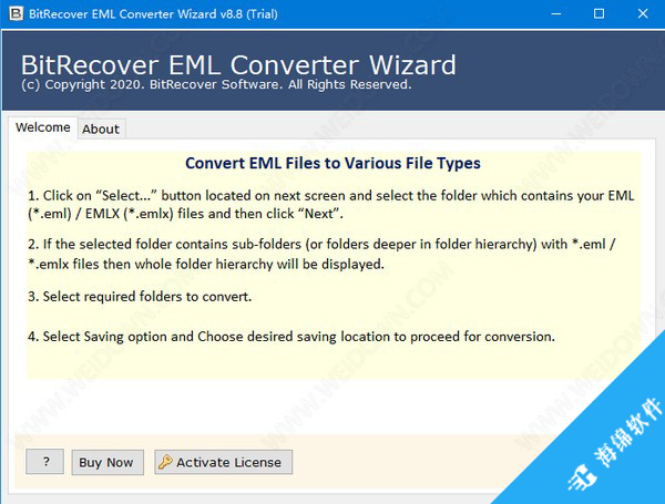 BitRecover EML Converter Wizard(EML文件转换工具)_1