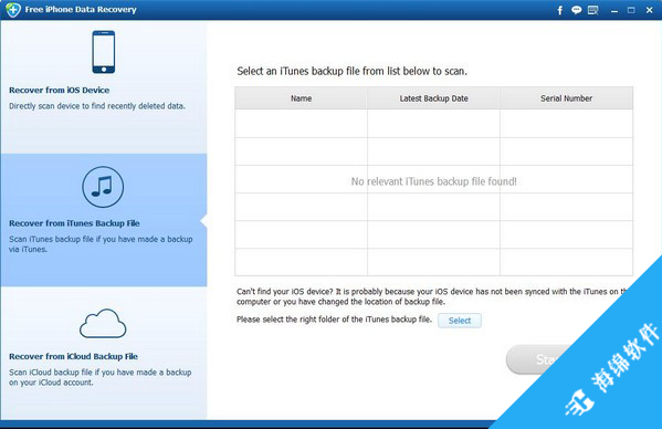 Free iPhone Data Recovery(iPhone数据恢复工具)_2