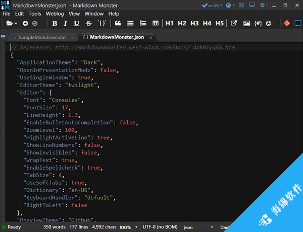 Markdown Monster(代码编辑查看器)_3