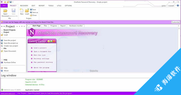 OneNote Password Recovery(密码恢复软件)_1