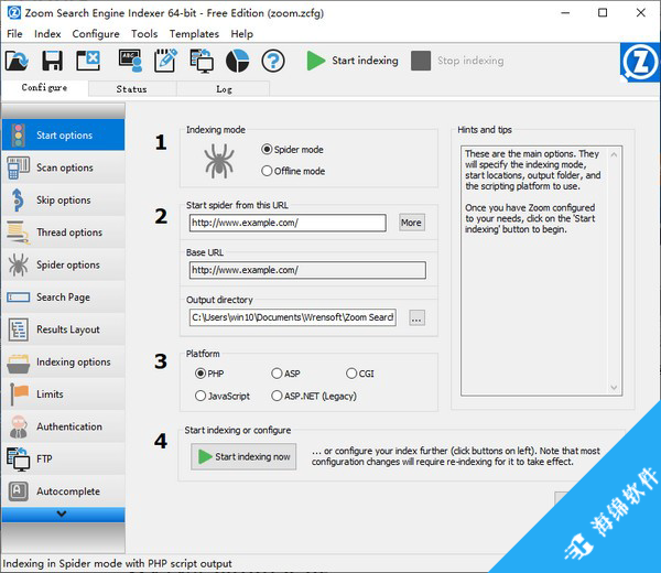 Zoom Search Engine Indexer(网站开发套件)_1