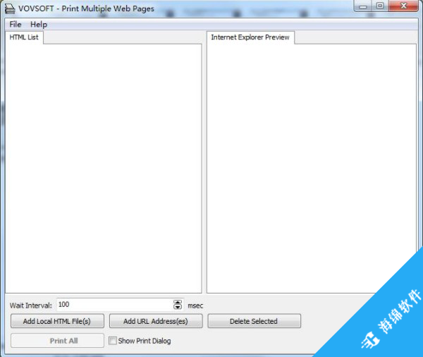 Print Multiple Web Pages(页面打印软件)_1