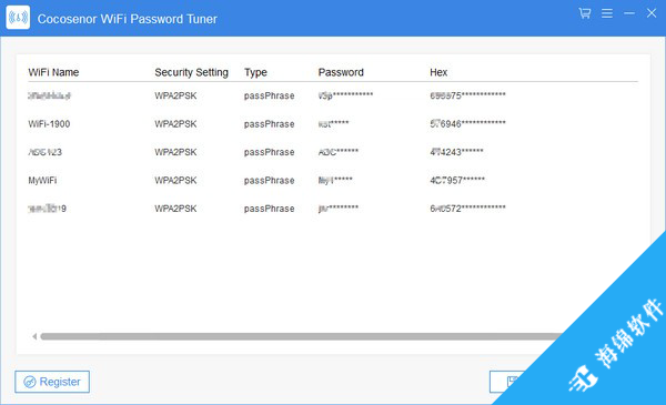 Cocosenor WiFi Password Tuner(WiFi密码恢复软件)_1