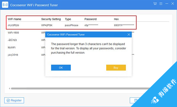 Cocosenor WiFi Password Tuner(WiFi密码恢复软件)_2
