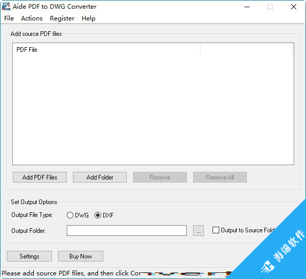 Aide PDF to DWG Converter(PDF转DWG转换器)_1