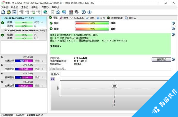 硬盘检测工具(Hard Disk Sentinel)_1