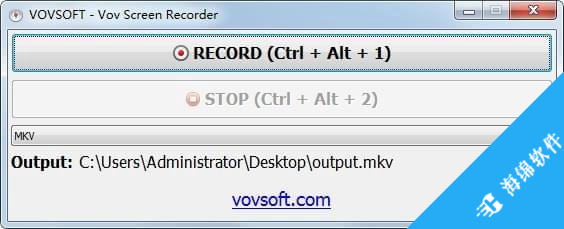 Vov Screen Recorder(免费录屏软件)_1