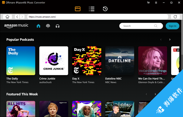 DRmare iMazonKit Music Converter(亚马逊音乐转换器)_2