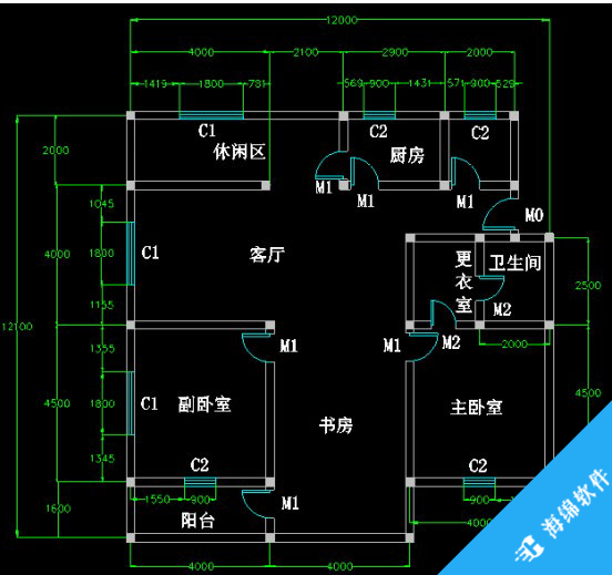 CAD迷你家装_3