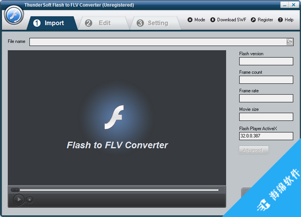 ThunderSoft Flash to FLV Converter_1