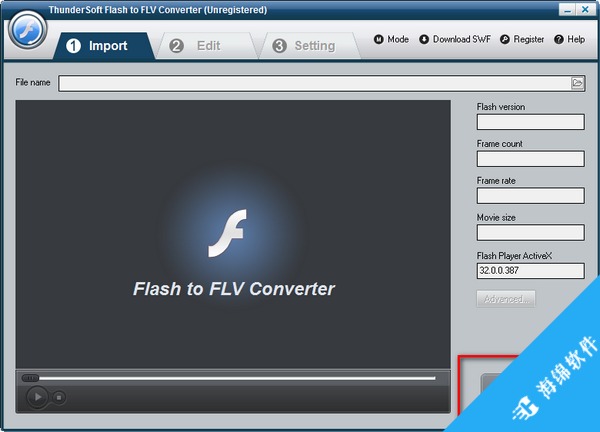 ThunderSoft Flash to FLV Converter_4