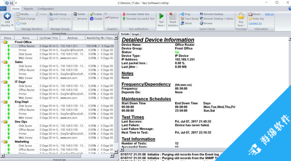 IsItUp Network Monitor(监控网络与系统运作软件)_3