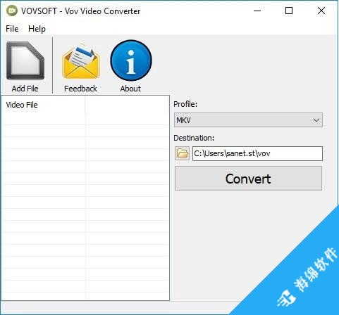 VovSoft Video Converter(视频文件转换工具)_1