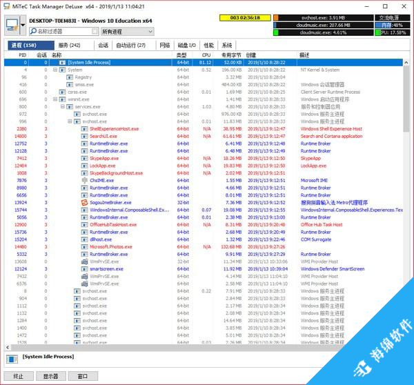 MiTeC Task Manager DeLuxe(任务管理器)_1