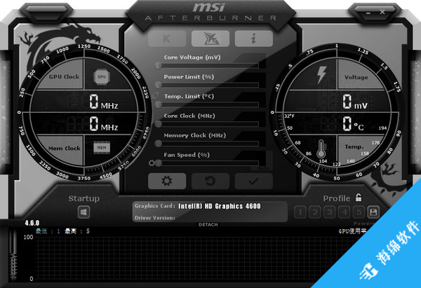 微星显卡超频工具(MSI Afterburner)_1