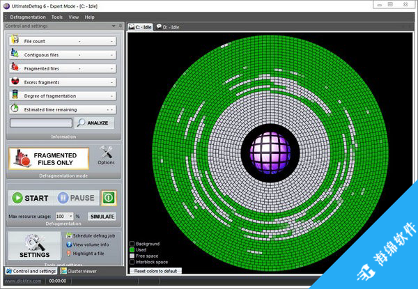 DiskTrix UltimateDefrag(磁盘整理器)_1