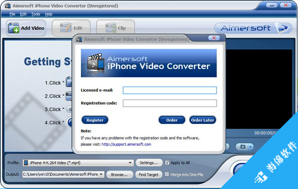 Aimersoft iPhone Video Converter(iphone视频转换软件)_1