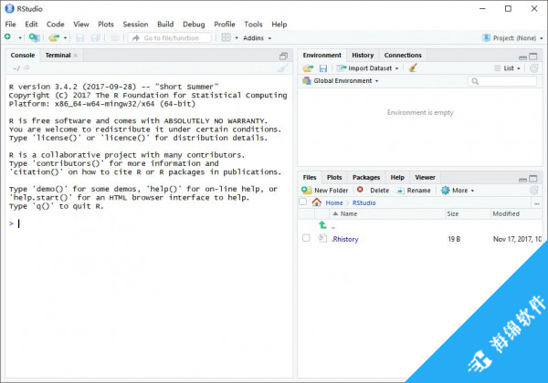 RStudio(R语言数据分析软件)_1