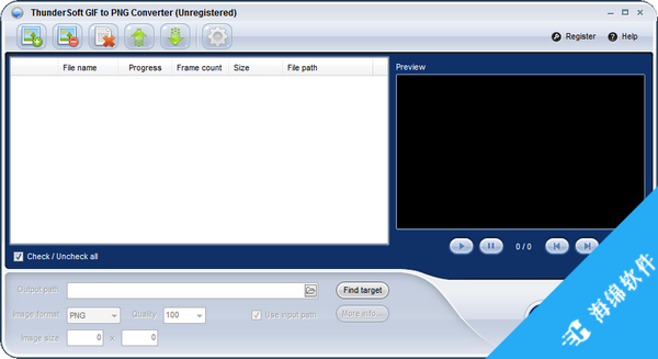 ThunderSoft GIF to PNG Converter(GIF转PNG软件)_1