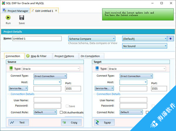 SQL DXP for Oracle and MySQL(数据库比较工具)_2