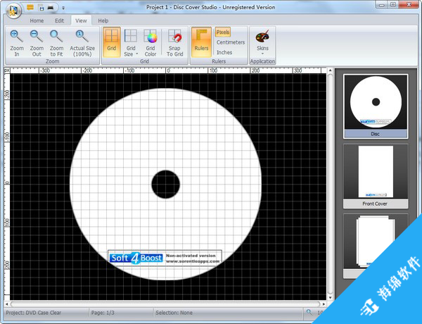 Soft4Boost Disc Cover Studio(光盘封面制作软件)_1