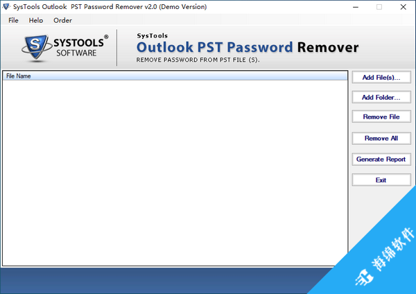 SysTools PST Password Remover(PST密码移除工具)_1