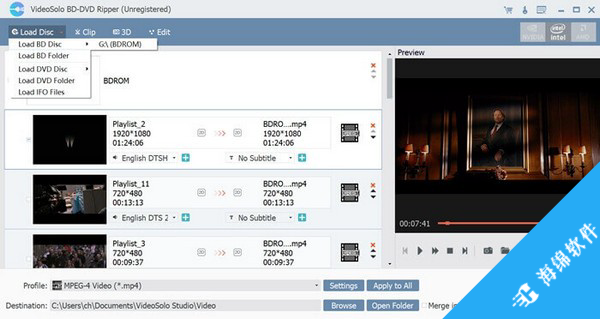 VideoSolo BD-DVD Ripper(DVD视频转换器)_2