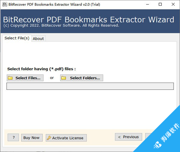 BitRecover PDF Bookmarks Extractor Wizard(PDF书签提取器)_1