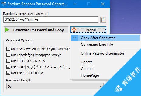 Sordum Random Password Generator(强密码随机生成器)_2