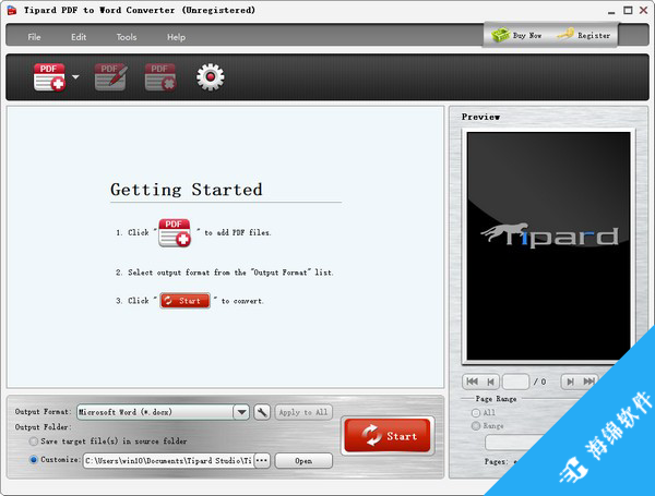 Tipard PDF to Word Converter(PDF转Word工具)_1
