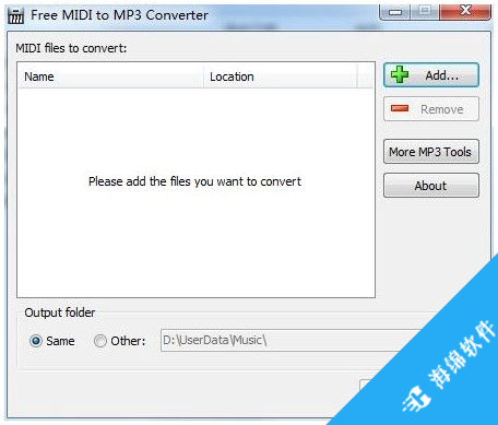 Free MIDI to MP3 Converter(音频格式转换工具)_1