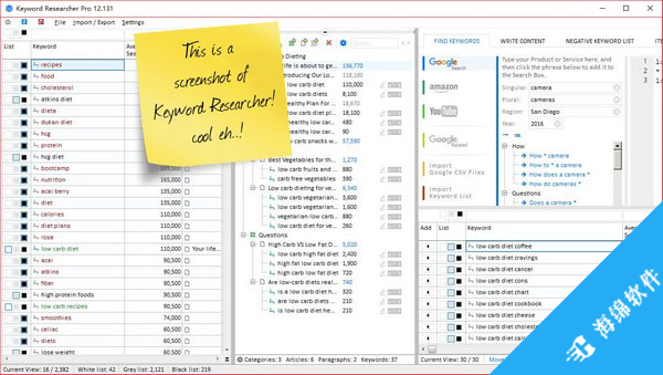 Keyword Researcher Pro(关键词管理软件)_1