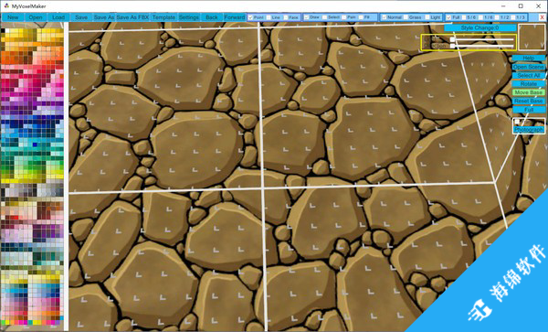 MyVoxelMaker(三维像素建模软件)_1