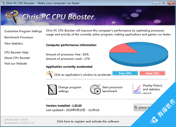 Chris-PC CPU Booster(CPU优化软件)_1