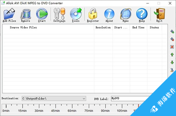 Allok AVI DivX MPEG to DVD Converter(视频格式转换工具)_1