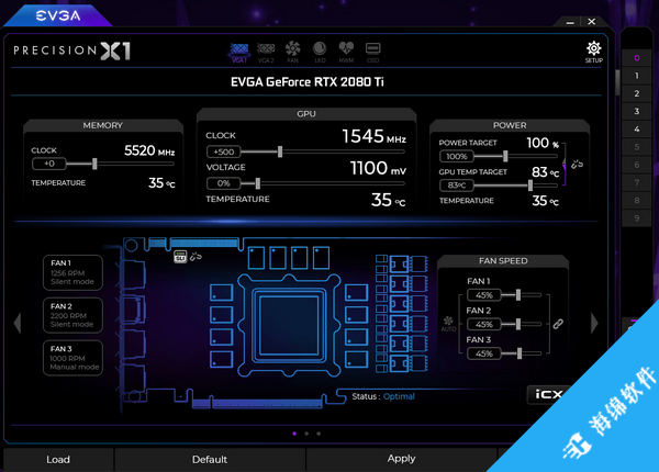 EVGA超频软件(EVGA Precision X1)_1