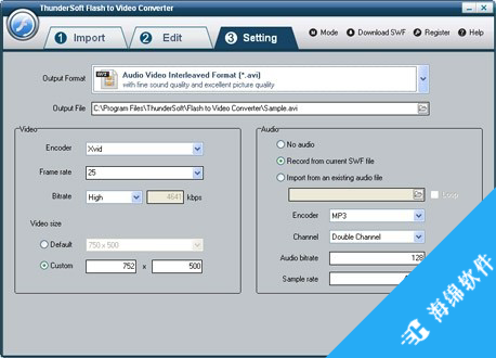 ThunderSoft Flash to AVI Converter(flash转avi工具)_4