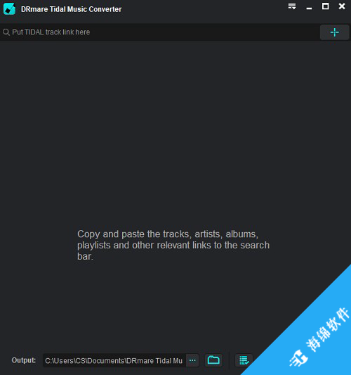DRmare Tidal Music Converter(Tidal音乐转换工具)_1