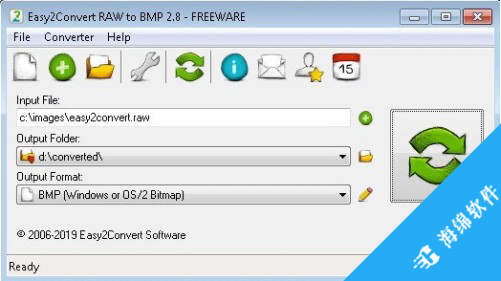 Easy2Convert RAW to BMP(图像格式转换软件)_1