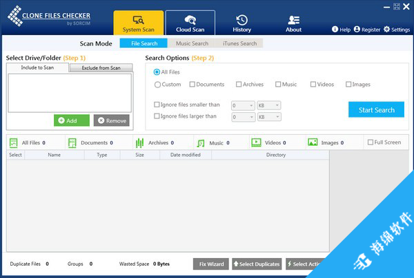 Clone Files Checker(重复文件搜索软件)_1