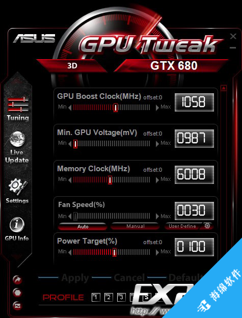 华硕显卡超频软件(ASUS GPU Tweak)_4