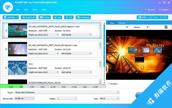 AnyMP4 Blu-ray Creator(蓝光刻录工具)_2